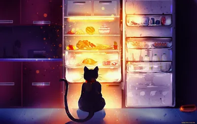 Холодильник из будущего, арт постер…» — создано в Шедевруме