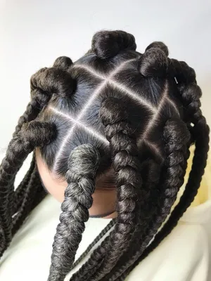 Box braids | Афрокосы, Афрокосички, Идеи причесок