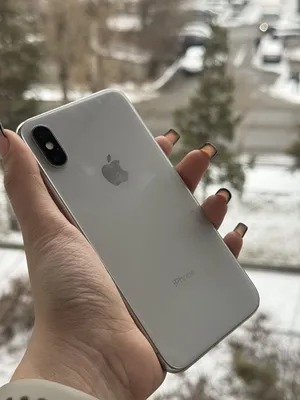 Заднее стекло для iPhone X, Silver | цена 1 290.00Р. Купить с доставкой по  России можно на сайте iReplace или по ☎ 8-800-555-83-35