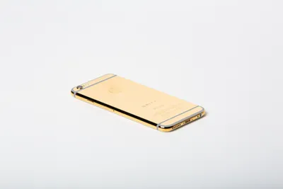 LUX IPHONE 6 IN BLACK FINISHED IN 24K YELLOW GOLD 128GB