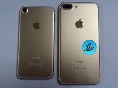 Photos of Gold iPhone 7