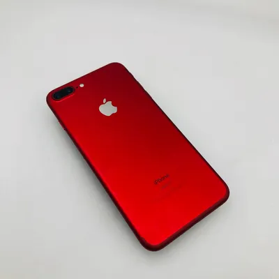 Айфон 7 плюс красный фото фотографии