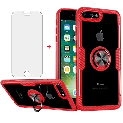 Силиконовый чехол на iPhone 7 Plus / 8 Plus (на айфон 7/8 плюс), красный -  купить с доставкой по выгодным ценам в интернет-магазине OZON (185247148)