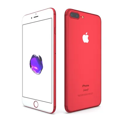 Apple iPhone 7 Plus Red Special Edition 3D Model $39 - .3ds .c4d .fbx .lwo  .ma .obj .xsi .max - Free3D