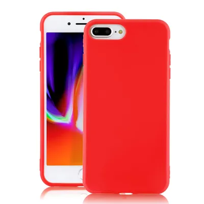 Amazon.com: technext020 iPhone 7 Plus Red Case/iPhone 8 Plus Red Case,  Shockproof Ultra Slim Fit Silicone TPU Soft Gel Rubber Cover Shock  Resistance Protective Back Bumper for iPhone 7 Plus/iPhone 8 Plus