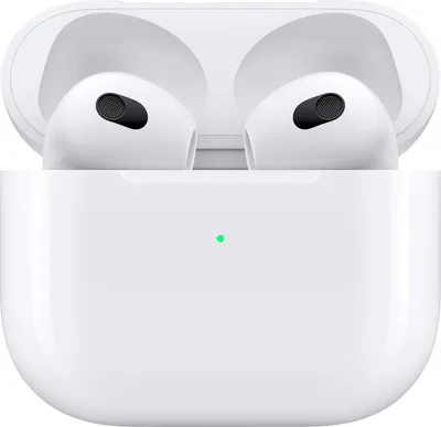 Apple AirPods (3rd generation) with Lightning Charging Case White MPNY3AM/A  - Best Buy