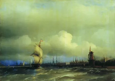 Репродукции Картин вид амстердам , 1854 по Ivan Aivazovsky (1817-1900,  Russia) | WahooArt.com