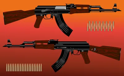 File:AK-47 Rifle silhouette.svg - Wikimedia Commons