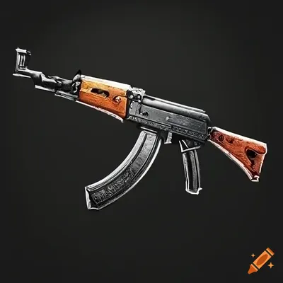 Red Chrome Gun Skin Vinyl Wrap for AK 47 – GunWraps.com