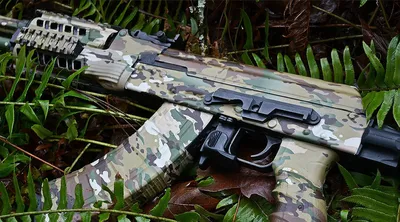 ROKR AK-47 Assault Rifle Gun Toy 3D Wooden Puzzle LQ901