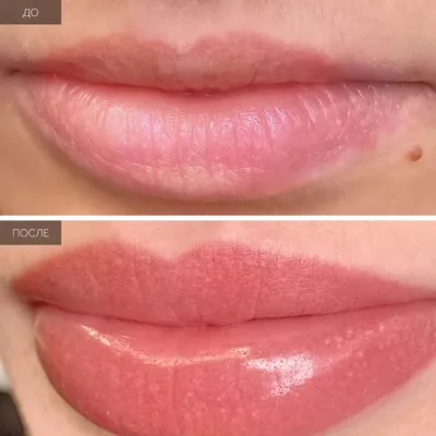 Перманентный макияж губ 💋 акварельная техника 💋 Рзультат До и После -  Татуаж Киев - YouTube