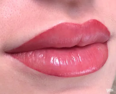 Татуаж губ акварель в Киеве: цены на акварельный перманентный макияж губ
