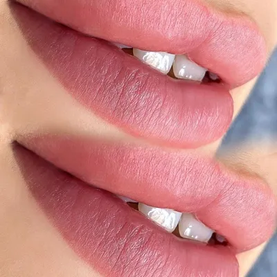 Перманентный макияж (татуаж) акварельные губы в СПб 💋