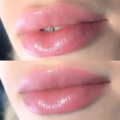 💖 Пудровое напыление губ, татуаж: фото до и после, отзывы, когда стоит  выбрать эту технику, кому подходит