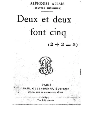 Дважды два — пять (Альфонс Алле) — Википедия