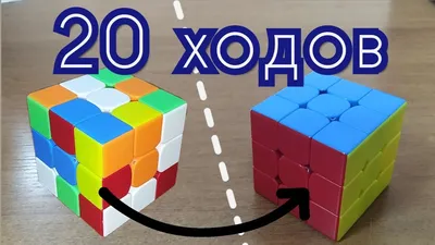 Как собрать кубик Рубика за 20 ходов одним алгоритмом | Алгоритм Бога ||  PIXEL - YouTube