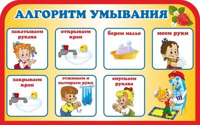 Картинки как мыть руки в детском саду