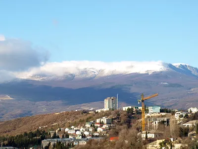 Гора Бабуган-яйлы Алушта, Крым, зима 2008