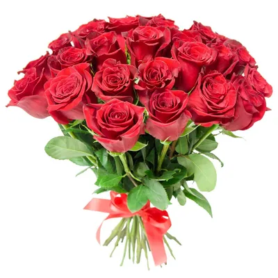 Букет Алые розы» с гипсофилами и розами - купить в Мурманске за 3 610 руб