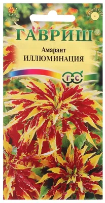 Амарант Иллюминация Трехцветный 0,05 Г Нашсад цветы однолетние Наш сад,  пакеты цветные Семена Продукция