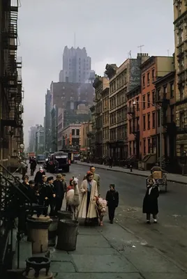 Нью-Йорк 1900 года \"в цвете\" | Нью-йорк, Йорки, Америка