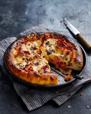 PizzaM / Американская пицца с гребешком и беконом
