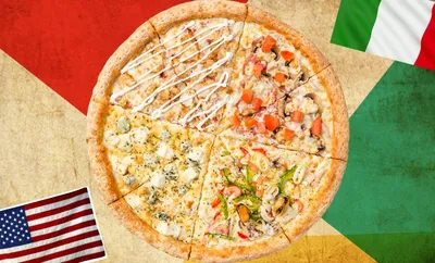 Американская пицца 30 см - купить с доставкой на дом в СберМаркет