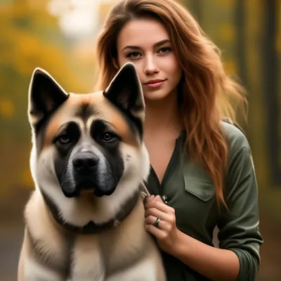 собака породы американская акита Стоковое Фото - изображение насчитывающей  чистоплемено, ангстрома: 223917284