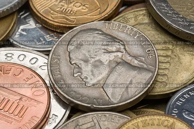 Старые американские монеты. Стоковое фото № 2629483, фотограф Александр  Соколов / Фотобанк Лори