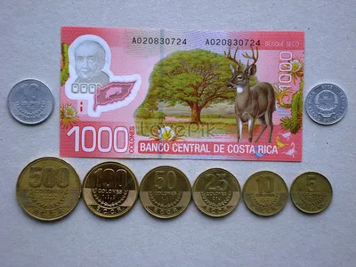 Монеты Коста Рики изображение_Фото номер 501008864_JPG Формат  изображения_ru.lovepik.com