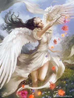 Красивые картинки ангелов с крыльями (48 фото) - 48 фото