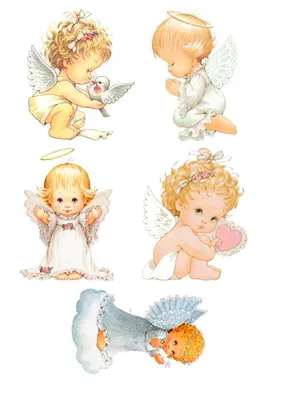 Ангелы и ангелочки на современных открытках | Фабрика Елочных Игрушек | Дзен