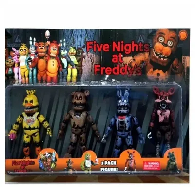 Набор Аниматроников FNAF (подвижные со светом) в подарочном блистере —  купить в интернет-магазине по низкой цене на Яндекс Маркете