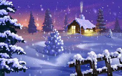 Грация и красота: Анимация снега