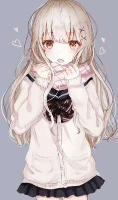 Новогодний аниме арт - 72 фото