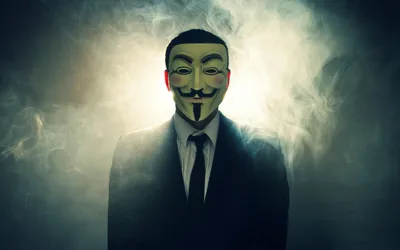 Обои хакер вендетта анонимус - бесплатные картинки на Fonwall