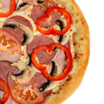 Пазл аппетитная пицца - разгадать онлайн из раздела \"Еда\" бесплатно