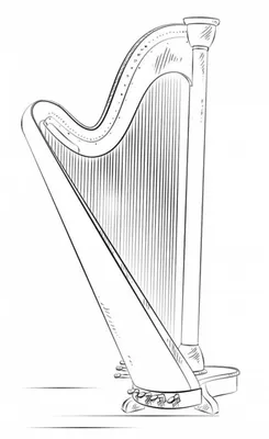 Рисунок арфа - 39 фото