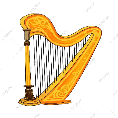 Кельтская арфа Музыкальный инструмент, Арфа орнамент, класс, фортепиано,  геометрический рисунок png | PNGWing