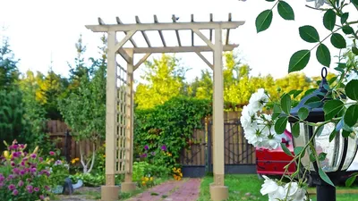 DIY Garden Arch. Pergola - YouTube