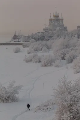 Фоторепортаж с заснеженных улиц зимнего Архангельска от Сергея Яковлева 21  января 2020 г - 21 января 2020 - 29.ru