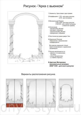 Каталог эскизов садовых арок