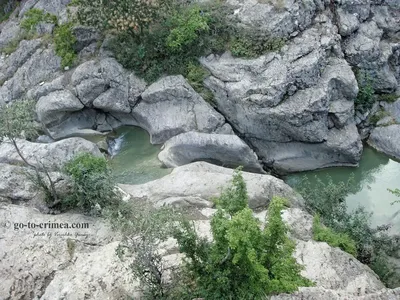 Арпатские водопады в Крыму (Зеленогорье) - фото, как добраться