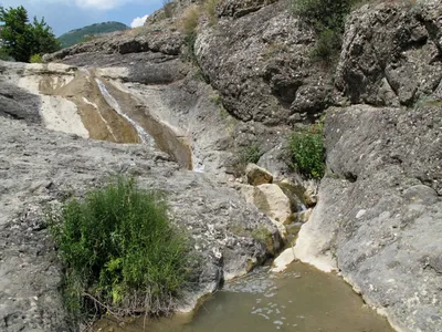 Арпатские водопады в урочище Панагия (с.Зеленогорье) | Крым Фотосказка