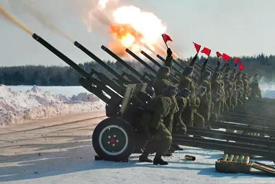 Смоленская газета - Кадры боевой работы российской артиллерии в зоне СВО
