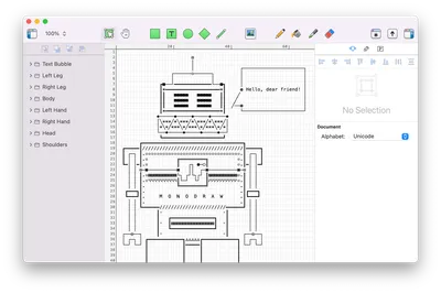 Convert image from AsciiArt - ConvertCase