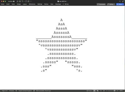 BG_ASCII - Interactive ASCII Art program