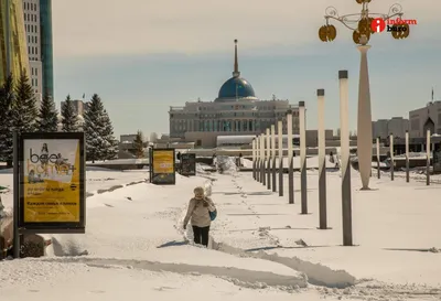 Астана зимой, Достопримечательности, Прогулка по городу. Фото, Отзывы.