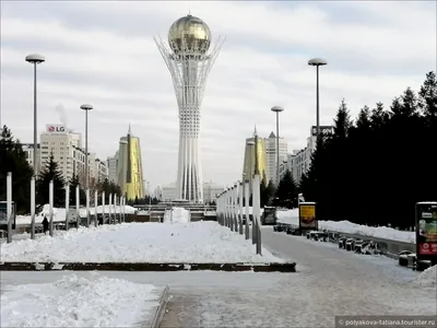 Зима в городе Астане стоковое фото. изображение насчитывающей город -  187791672