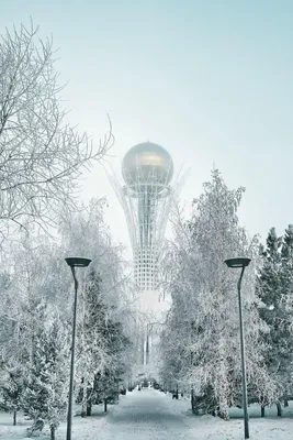 Астана фото зима фотографии